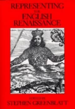 Representing the English Renaissance by Stephen Greenblatt Book