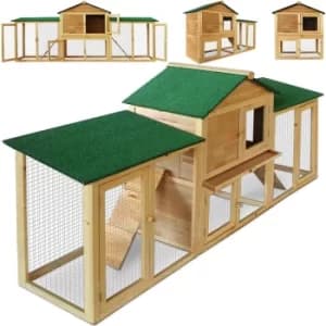 Rabbit Hutch Cage 2 Floors Removable Drawer Outdoor