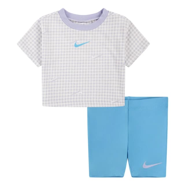 Nike Bxy T Short Set - Blue Blue 3 - 6 Months