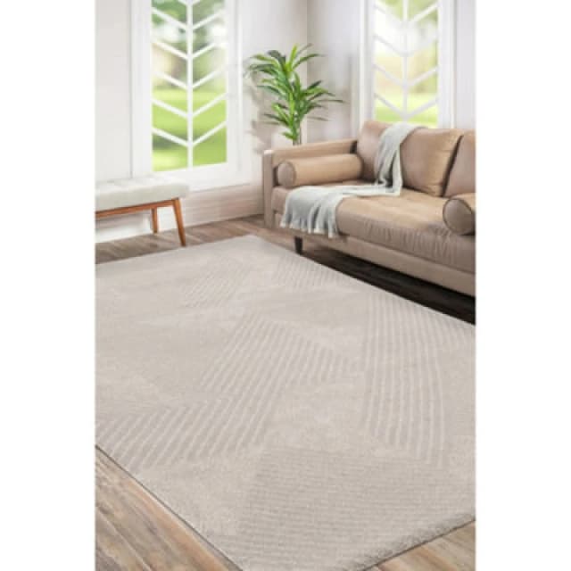 Homemaker Solero Deco Rug Natural Berber Rugs 120x170cm Cream 72028769125