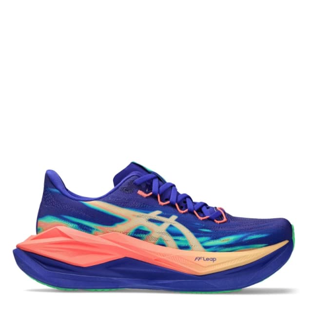 Asics ASICS Superblast 3 Mens Road Running Shoes Cobalt/Orange male 12 (48)