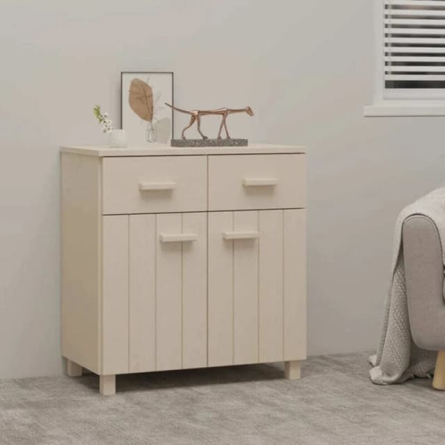 VIDAXL Sideboard hamar Honey Brown 79x40x80cm Solid Wood Pine Vidaxl 8720286817827