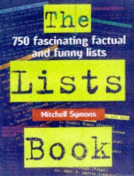 The Lists Book by Mitchell Symons Book