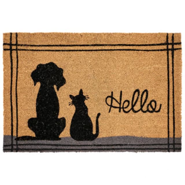 Beliani Doormat Maragang Natural 60 X 90 Cm Cat Dog Coir