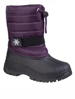 Cotswold Icicle Snow Boots, Purple, Size 10 Younger