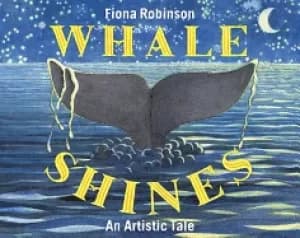 whale shines an artistic tail