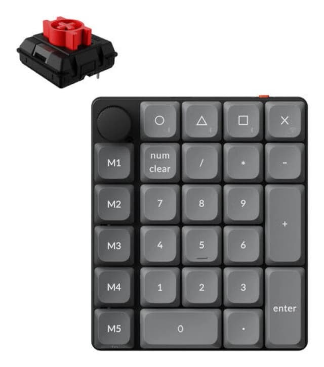 Keychron K0 Max QMK numeric keypad Universal Bluetooth/USB/RF Wireless