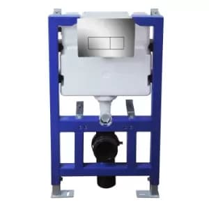 820mm WC Fixing Frame Cistern and Flush Plate