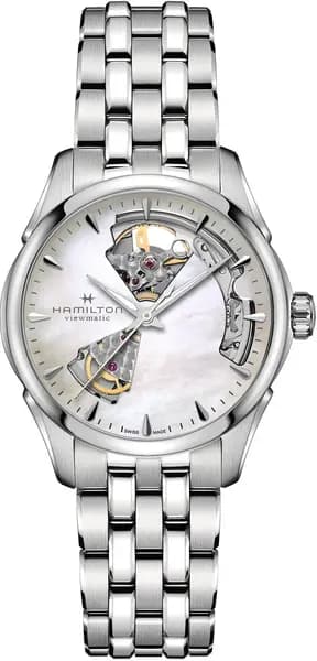 Hamilton Watch Jazzmaster Open Heart Lady - White HM-1045