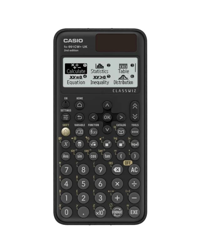 Casio Casio FX-991CW Scientific Calculator Black FX-991CW+UK-W-UT FX-991CW+UK-W-UT