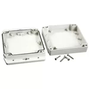 Hammond 1555N2F17GY IP67 PC Enclosure with Flanged Lid L Grey 120 ...