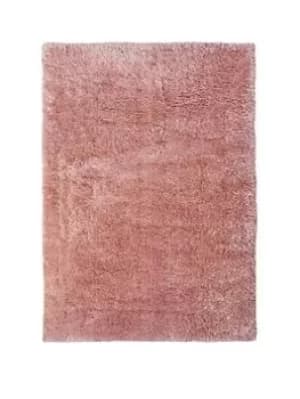 Supersoft Shaggy Pink Rug 160X230Cm