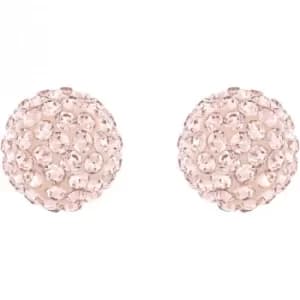 Ladies Swarovski PVD rose plating Blow Earrings