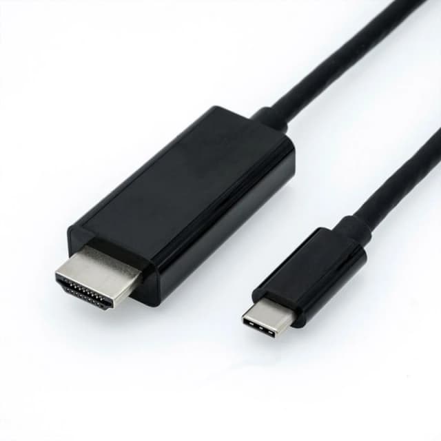 ROLINE 11.04.5840 video cable adapter 1m USB Type-C HDMI Black