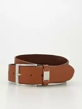 BOSS Connio Leather Belt - Tan, Size 100 Cms, Men