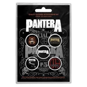 Pantera - 101 Proof Button Badge Pack