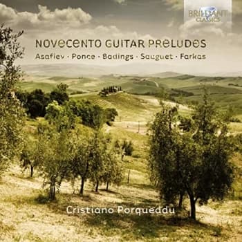 Cristiano Porqueddu, guitar - Novecento Guitar Preludes CD