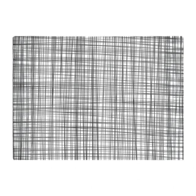 Warren Reed Designer Monochrome Pencil Scribble Glass Chopping Board