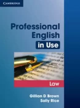 Professional English in use Law by Gillian D. Brown