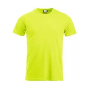 Clique Mens New Classic T-Shirt (M) (Visibility Green)