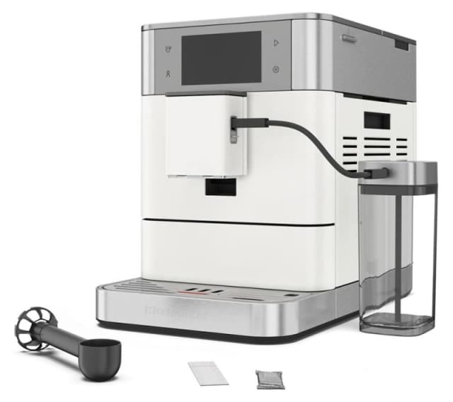 KitchenAid KF8 5KES8558BPL Bean to Cup Coffee Machine - Porcelain White 5413184802431