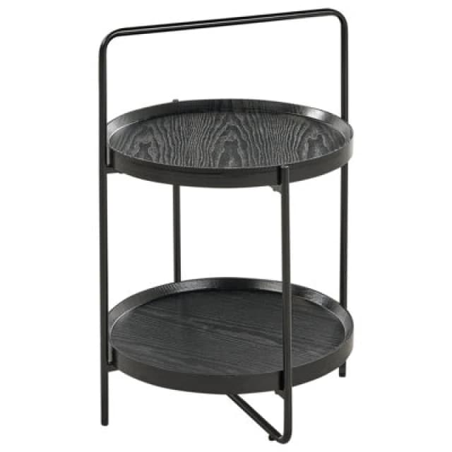 Beliani Side Table Evart Black