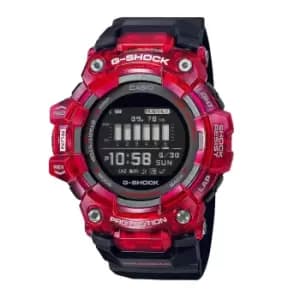 Casio G-Shock Quartz Black Dial Black Resin Strap Mens Watch GBD-100SM-4A1ER