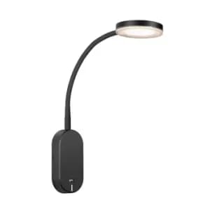 Mason LED Dimmable Reading Light Black, 3000K