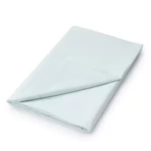 Helena Springfield, 50/50 Plain Dye Percale Kingsize Flat Sheet, Duck Egg