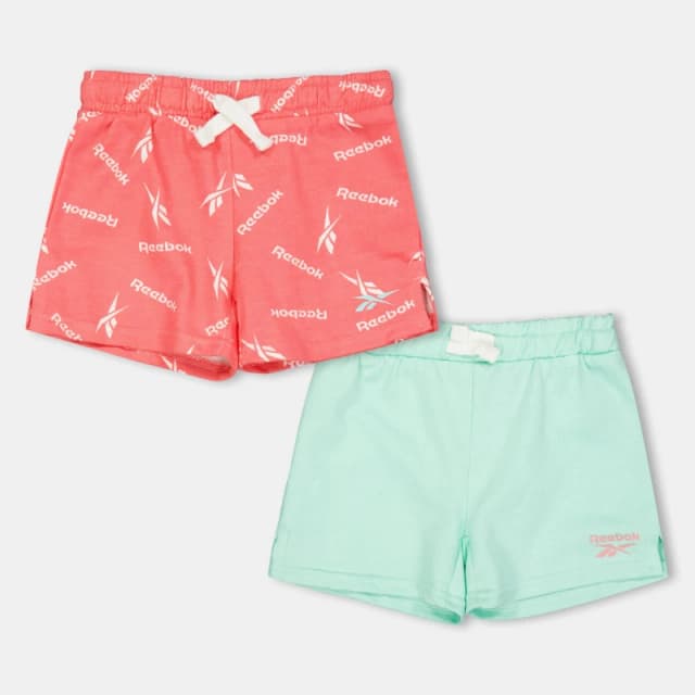 Reebok Kids Jersey Jogger Shorts Strawberry female 2-3 Yrs