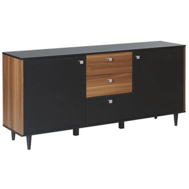 Beliani Modern 2 Door Sideboard Kuro Black