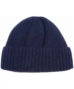 Barbour Mens Carlton Beanie Hat - Navy