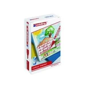 Edding 9 Colour Marker Chisel Tip Assorted Pack of 12 1415999