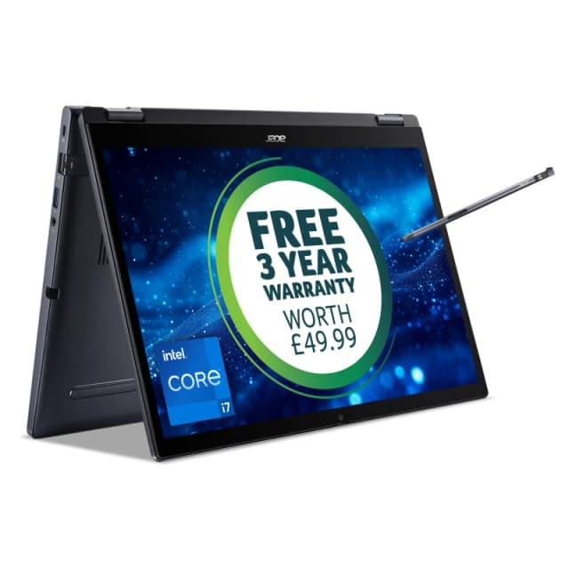 Acer Acer TravelMate P4 Spin TMP414RN-53-TCO 14" WUXGA IPS Touch Screen i7-13 16GB 512GB Win11 Pro 2-in-1 Notebook NX.B22EK.00G