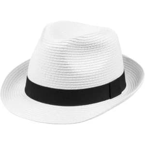 White Gangster Hat
