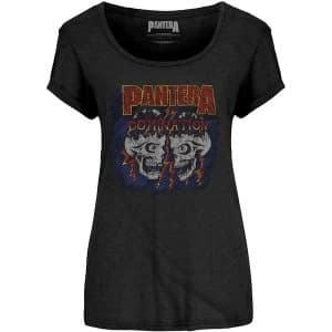 Pantera - Domination Womens Large T-Shirt - Black