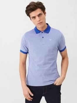 Barbour Contrast Collar Polo - Navy