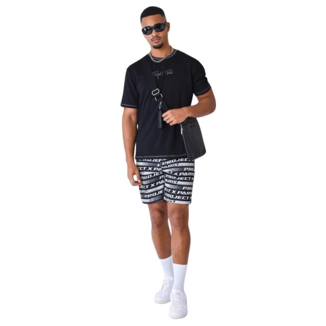 Project X Paris Classic embroidered T-Shirt Project X Paris Noir Male XS