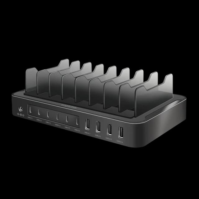 LogiLink USB Table Charger. 10 Port. 4x USB-A & 6x USB-C. 120W. PD