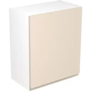 Kitchen Kit Flatpack J-Pull Kitchen Cabinet Wall Unit Super Gloss 600mm in Cashmere MFC