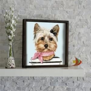 KZM610 Multicolor Decorative Framed MDF Painting