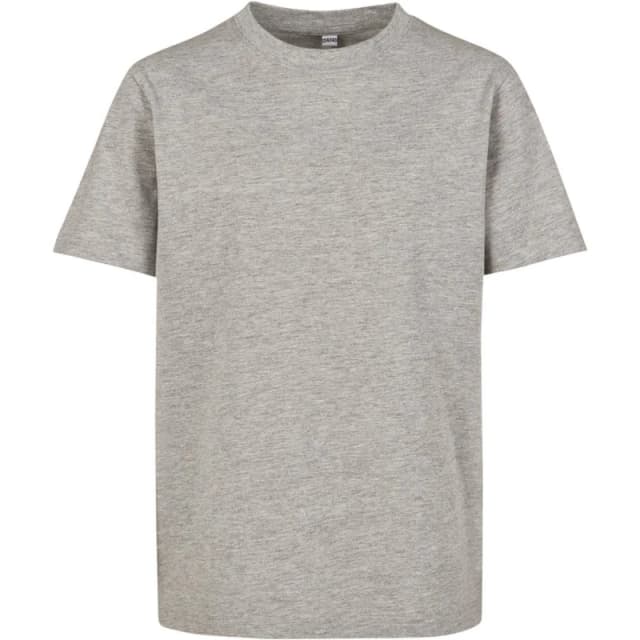 Build Your Brand Plain Dark Grey T-Shirt Size: 4-6 Years Grey Unisex 4-6 Years