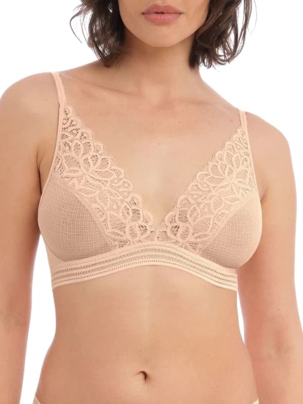 Wacoal Womens Raffine Bralette in Nude Size: 14 Nude Female 14