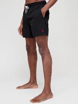 Polo Ralph Lauren Polo Ralph Lauren Traveller Swimshorts - Black, Size S, Men