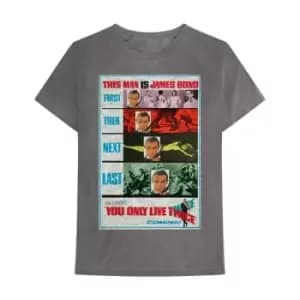 James Bond 007 - You Only Live Twice Unisex XX-Large T-Shirt - Grey