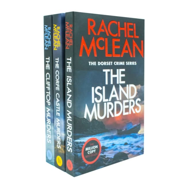 Rachel McLean Dorset Crime Series 3 Book Set The Corfe Castle Murders The Clifftop Murders The Island Murders Rachel McLean Books