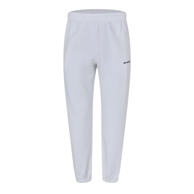 Off White Mens Wave Swap Logo Print Slim Fit Joggers White male XS