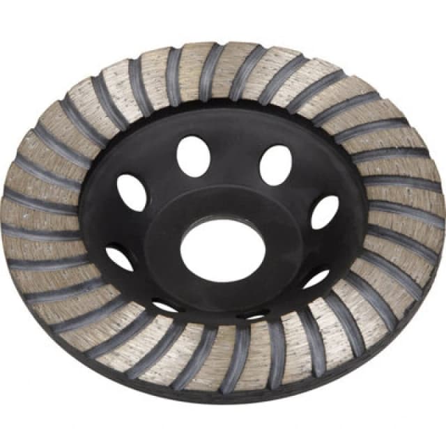 Loops 115mm Stone & Concrete Angle Grinding Disc - 22mm Bore - Turbo Row Segments Multi
