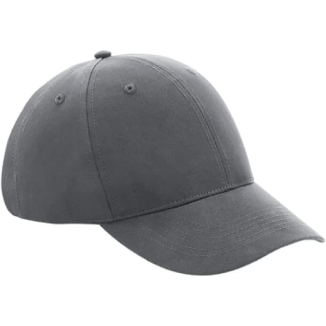 Beechfield Beechfield Men Pro-Style Heavy Brushed Cotton Baseball Cap Headwear in Mid Grey Mid Grey One Size Male 5055747773729