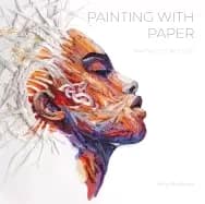 painting with paper paper on the edge